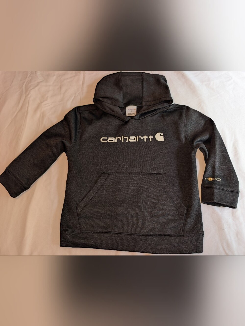 Carhartt Boy's Charcoal Gray V-Neck Sweater